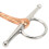Vollbacken-Snaffle-Gebiss mit Ring 125mm Silber 11,5 Unzen 11