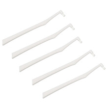 5er-Pack Tuft-Zahnbürsten - Weiche Borsten Weiß