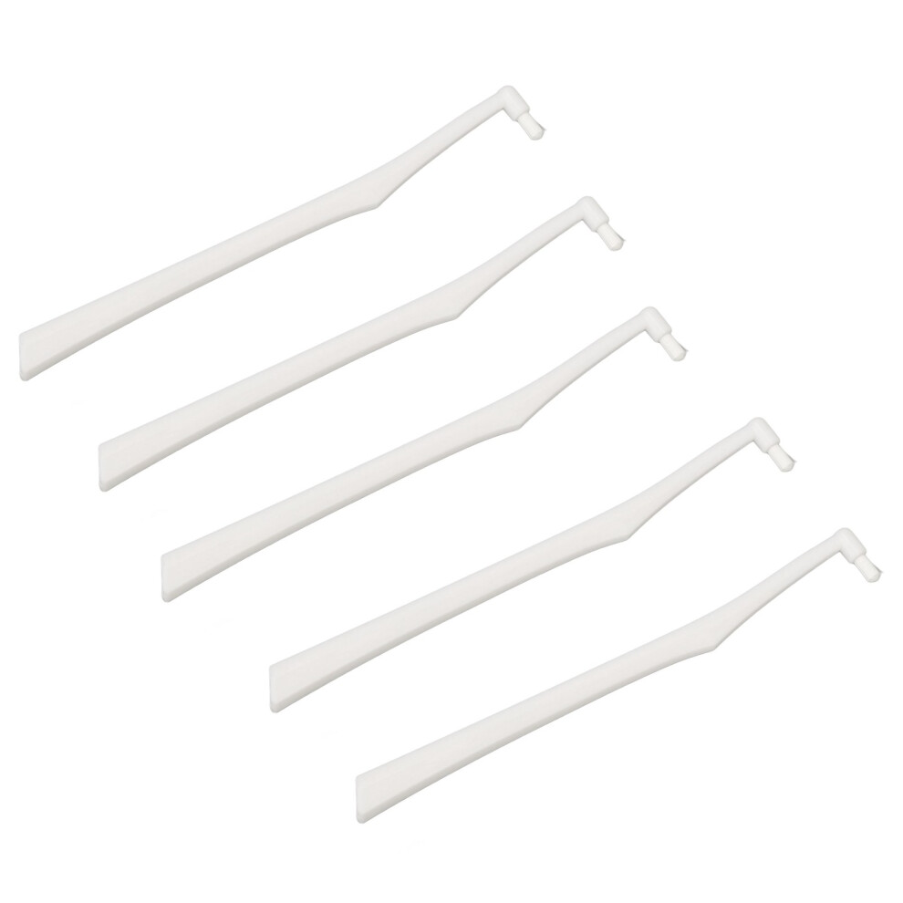 White 5Pcs Tuft Toothbrush Soft Bristles Remove Stubborn Stains Interdental Tooth Brush For Orthodontic Patient