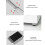 2 Sätze mobiler Rollenhalter Silber, 45x5x4cm, 70cm 8