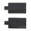 2 Sätze mobiler Rollenhalter Silber, 45x5x4cm, 70cm 10