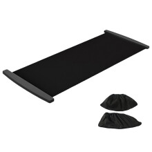 Tabla deslizante S 140x50 cm Negro/Naranja 55.12x19.69in