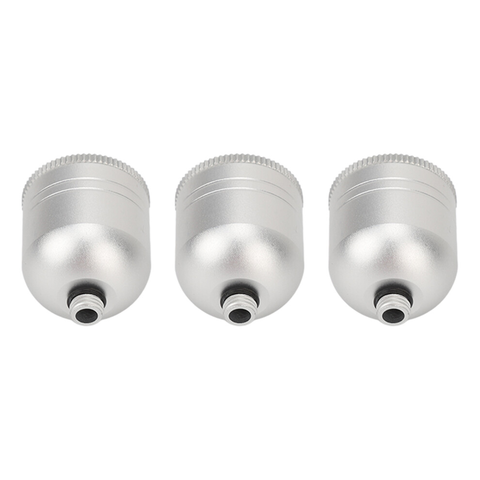 3pcs Facial Oxygen Injection Accessories Metal Cup Replaceable Portable Oxygen Sprayer Accessories Pot