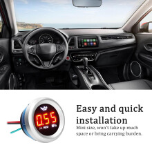 Öldruckanzeige für Motorrad und Auto 0-1,00 MPa Digitale Anzeige mit Alarm 9-35 V