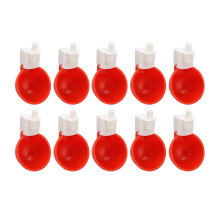 10 Stück kleine automatische Geflügel-Wasserbecher, 6 cm Schale