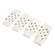 4 Stück Ellenbogenprotektor für Hunde Polka Dot hoch elastisch Größe M