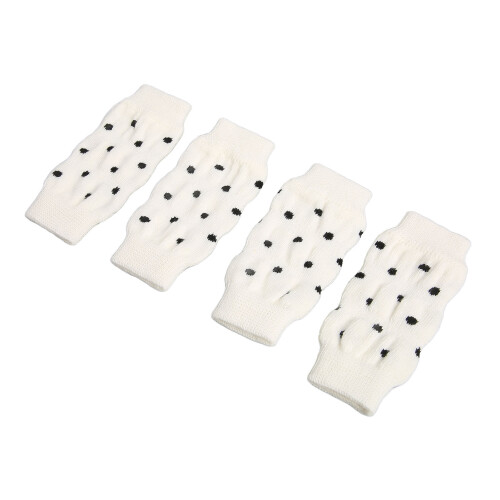4 Stück Ellenbogenprotektor für Hunde Polka Dot hoch elastisch Größe M