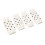 4 Stück Ellenbogenprotektor für Hunde Polka Dot hoch elastisch Größe M 15