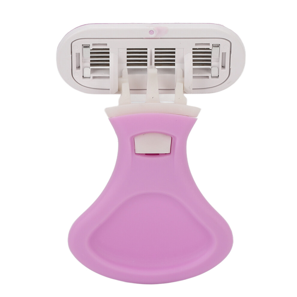 Ladies Razor 6 Layer Blades Manual Body Hair Removal Blade for Armpit Hair Leg Hair Beard Purple-image-OPC-PHV7P6Z-NEW