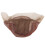 Red de nylon para peluca tipo U - ajustable, marrón oscuro 4
