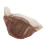 Red de nylon para peluca tipo U - ajustable, marrón oscuro 8
