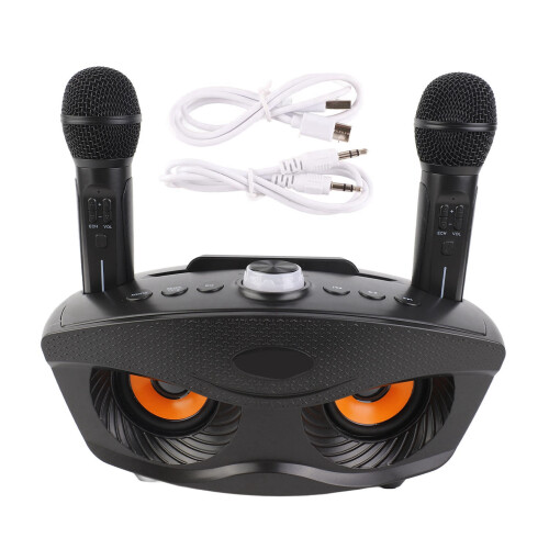 Wireless Microphone System Dual Professional Home KTV Innovative Owl Wireless Karaoke Mic System 1