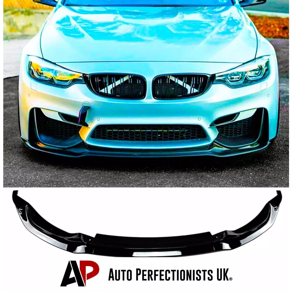 For Bmw M3 M4 F80 F82 F83 Front Splitter Spoiler Lip Body Kit M Sport 5061072663833