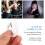Control remoto Bluetooth en forma de anillo 30 mAh ABS Blanco 13