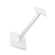 Soporte universal para auriculares de aleación de aluminio blanco