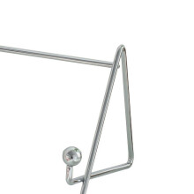 Soporte grande plateado para stand 20.5x16x15cm