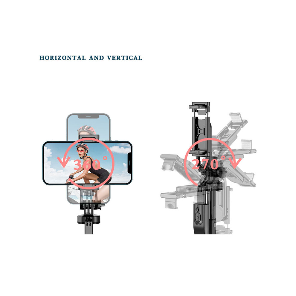 Cell Phone Selfie Stick Tripod Bluetooth Selfie Stick For Video Shooting Live Streaming Ball Head Version L16 Without Fill Light 3611320936626