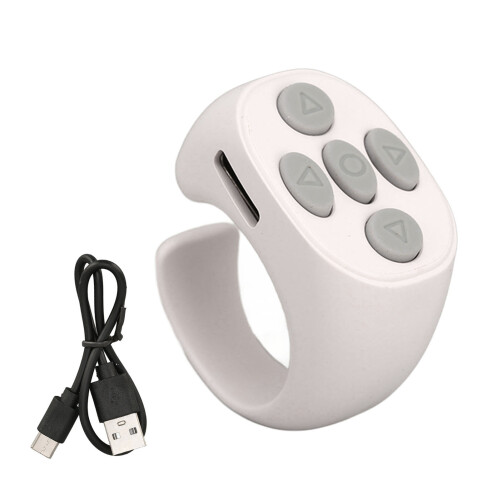 Intelligenter Ring-Controller Bluetooth 5.3 30 mAh Weißes OS 1