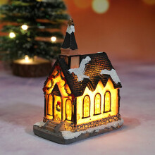 LED Harz-Lichterhaus 559 cm, 3 Knopfzellenbatterien