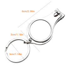 3-in-1 Flaschenöffner Nagelknipser Schlüsselanhänger 63 cm