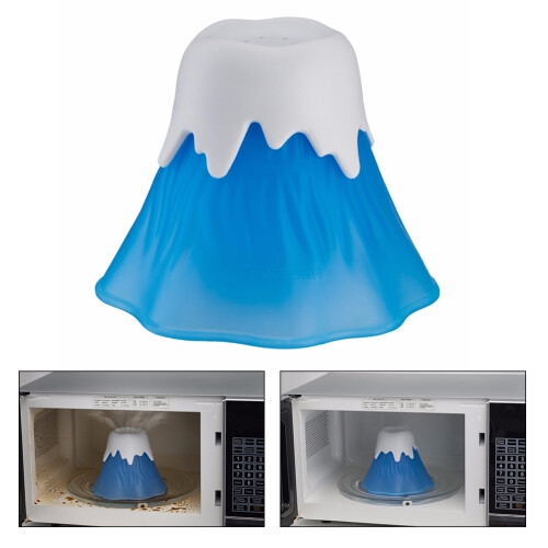 Volcano Limpiador de Microondas 14x14x12 cm Azul 1