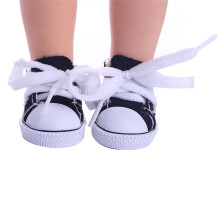 Trendige 14-Zoll-Puppen-Sneaker – Canvas-Schuhwerk für stylvolle Puppengarderoben