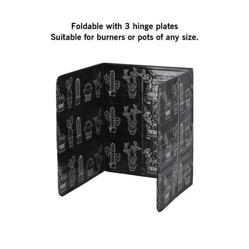 Protector contra salpicaduras de aceite para estufa de gas, panel plegable a prueba de salpicaduras, 30 cm
