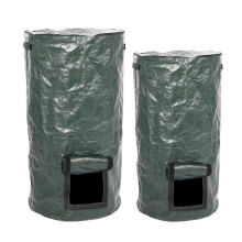 Bolsa de compostaje de PE verde de 65 L Bolsa para residuos orgánicos para eliminación ecológica