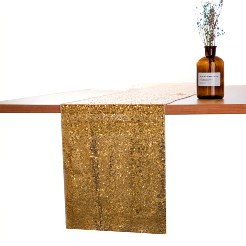 30180 cm Glitzernder Pailletten-Tischläufer - Polyester 2