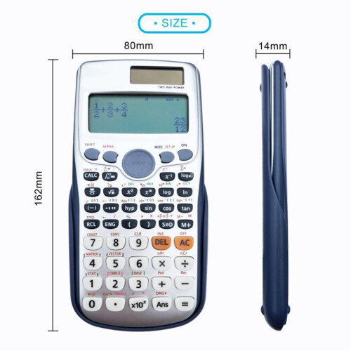 Calculadora de 417 funciones 160x110x80mm Plástico 2