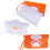 2er Pack Feuchttücherspender 24,014,0 cm, Weiß/Orange 7