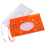 2er Pack Feuchttücherspender 24,014,0 cm, Weiß/Orange 1