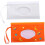 2er Pack Feuchttücherspender 24,014,0 cm, Weiß/Orange 2