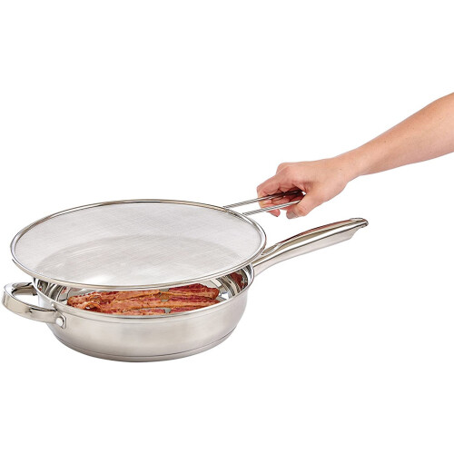 Küchenspritzschutz aus Edelstahl 25 cm
