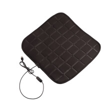 USB-beheizter Sitzbezug 44x44cm Schwarz/Grau 30-45W