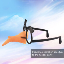 Halloween Party Glasses Witch Nose Glasses Fancy Dress Funny Eye Glass Frame Witch Cosplay Props Costume Accessories