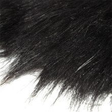 1X Künstlicher Bart 20x15x0,5 cm - Langer Flanell, elastisch