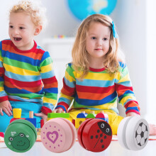 Yo-yo de madera con forma de animal para niños, diseño de dibujos animados, premios y regalos perfectos para fiestas