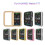 Watch Fit Case PC Diamant-Einlage 7 Farben Bumper 5