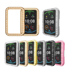 Watch Fit Case PC Diamant-Einlage 7 Farben Bumper