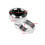 Reloj universal de 22-25mm LR626 negro/plata 1