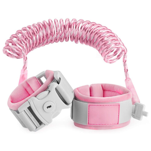 Cinturón luminoso antiperdida para bebé, extensible de 2 m, 304SS 1