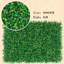 40 x 60 cm grüne Kunststoff-Grasplatten für die Gartenwand