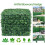 Paneles de césped artificial de 40 x 60 cm, verde, plástico 7