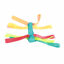 Kinder Laufseil aus Nylon 370cm bunte Griffe
