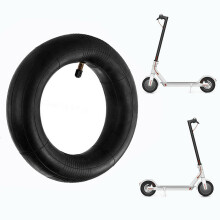 8 1/2x2 Butyl-Innenschlauch M365 Gerades Ventil Schwarz