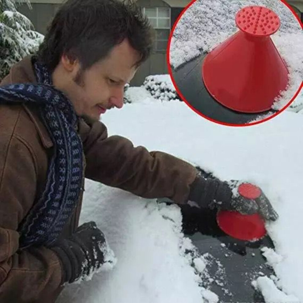 Window Windshield Oil Funnel Cars Ice Scraper Auto Car Window Windshield Ice Scraper Oil Funnel Snow Remover Shovel 4211320958728