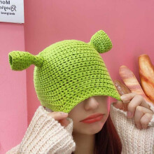 Unisex Hand Knitted Hats Beanie Hat Warm Durable Hand Knitted Cosplay Wool Winter Hat