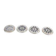Mückenspiralenhalter aus Edelstahl 15,5 cm - 4 Stück