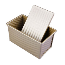 Molde para pan de acero al carbono con tapa 20.8*11.8*11 cm